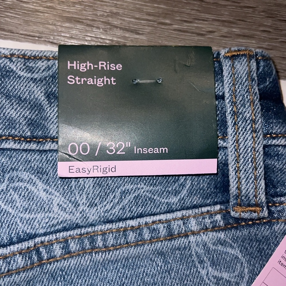 Women’s Wild Fable High Rise Straight Jeans - Picture 3 of 7
